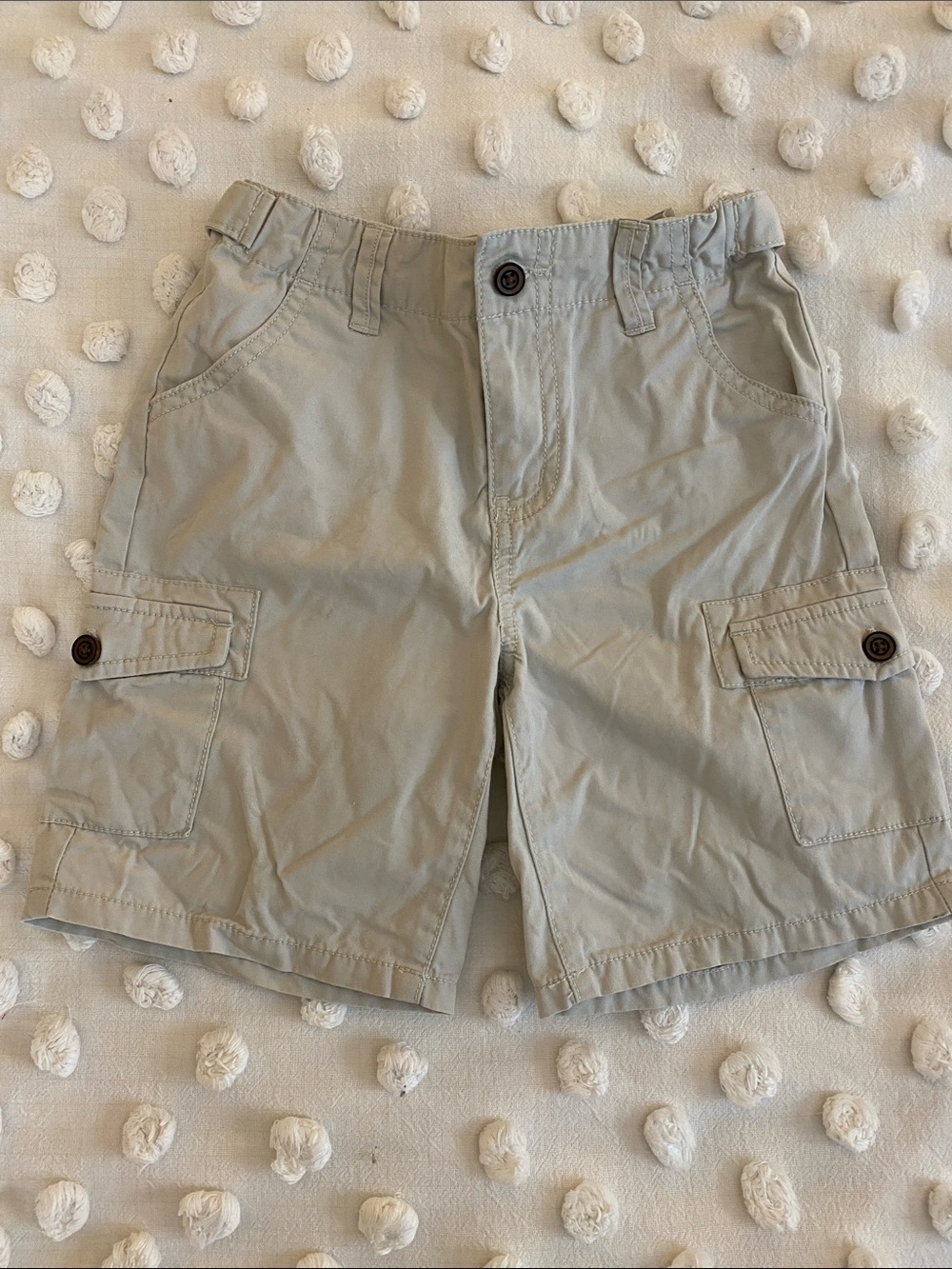Janie and Jack Light khaki cargo Shorts
